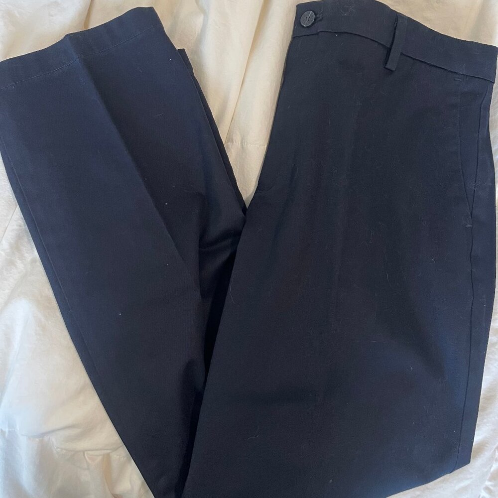 Dockers Signature Khaki Classic Fit Men’s Navy Dress Pants Flex Comfort 36x32